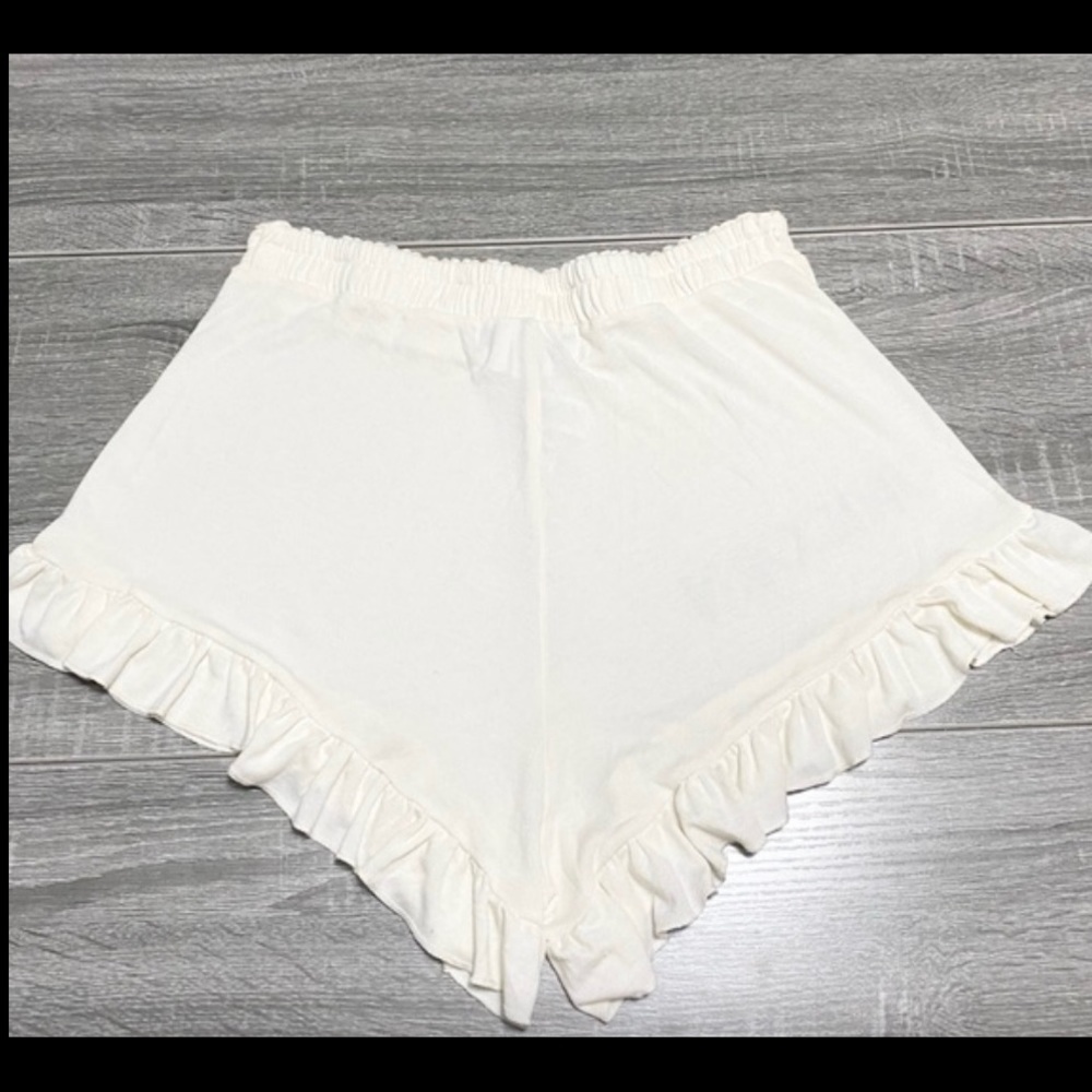WILDFOX Unicorn Ruffle High-Waisted Shorts - Picture 2 of 7